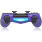 Wireless Game Controller Compatible with PS4,Analog Sticks/6-Axis Motion Sensor With Charging Cable (Purple)