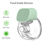 Yadala Wearable Breast Pump Electric Hands-Free Portable Spill-Proof Ultra-Quiet Pain Free  Breastfeeding Breastpump with 2 Mode & 5 Levels, 24mm- Green