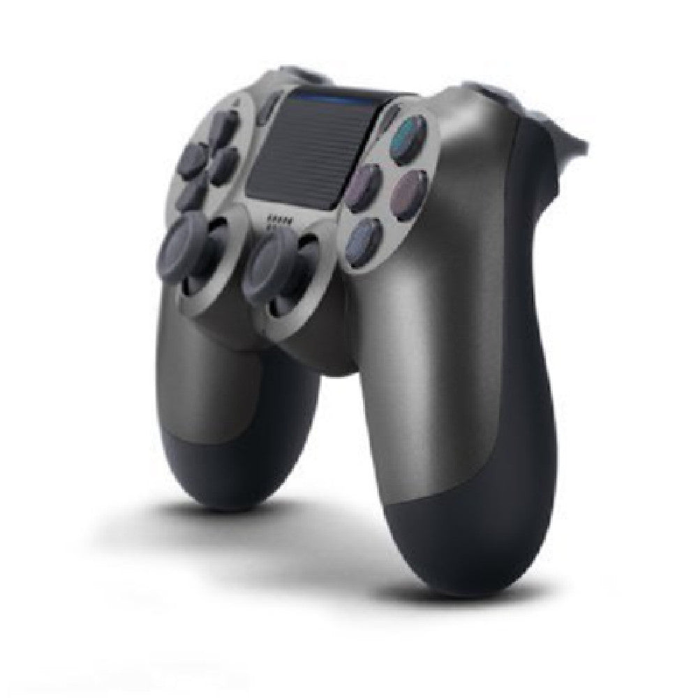 Wireless Game Controller Compatible with PS4,Analog Sticks/6-Axis Motion Sensor With Charging Cable- Steel Black