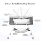 Bassinet for Babies, 4 in 1 Portable Rocking Bassinet with Breathable Net and Harmless Mattress, Quick-Fold Crib for Newborn Girl Boy Infant, Grey