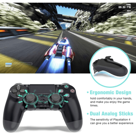 Wireless Controller Compatible with PS4 - Berry Blue