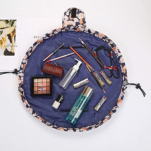 Drawstring Makeup Bags, Magic Cosmetic Pouch Bag, Large Capacity Waterproof Travel Makeup Organizer Pouch