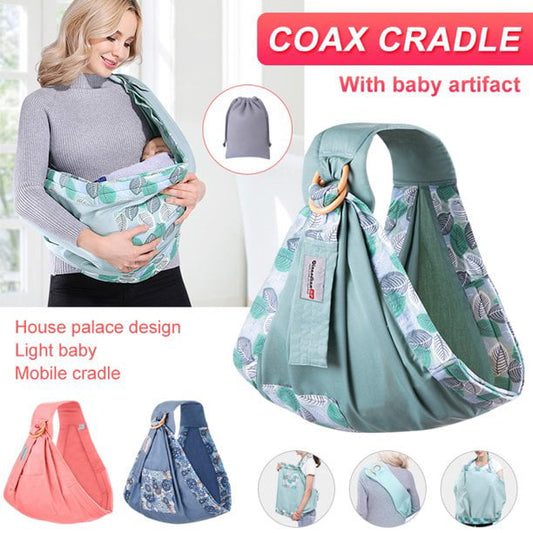 YADALA Baby Sling Wrap Carrier 4 in 1 Baby Carrier Stretchy Ergonomic Sling Infant Sling with Sturdy Rings Carrying