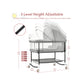 Baby Bassinets, Yadala 4 in 1 Portable Bassinet, Rocking Bed with Storage Basket for Newborns Girl Boy Infant