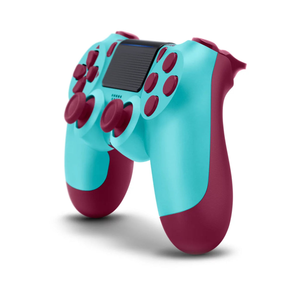 Wireless Game Controller Compatible with PS4,Analog Sticks/6-Axis Motion Sensor With Charging Cable - Berry Blue