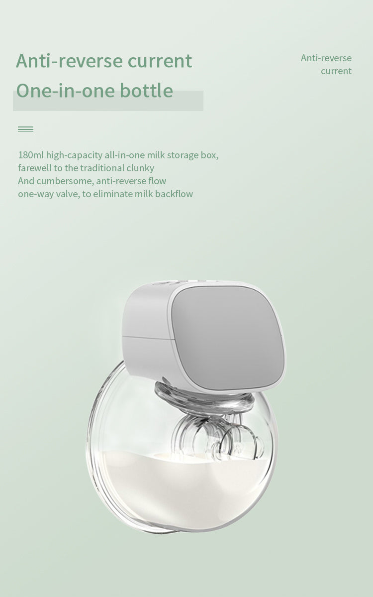 yadala Wearable Breast Pump, Low-Noise and Painless Hands Free Electric Breast Pump with 2 Mode & 9 Levels