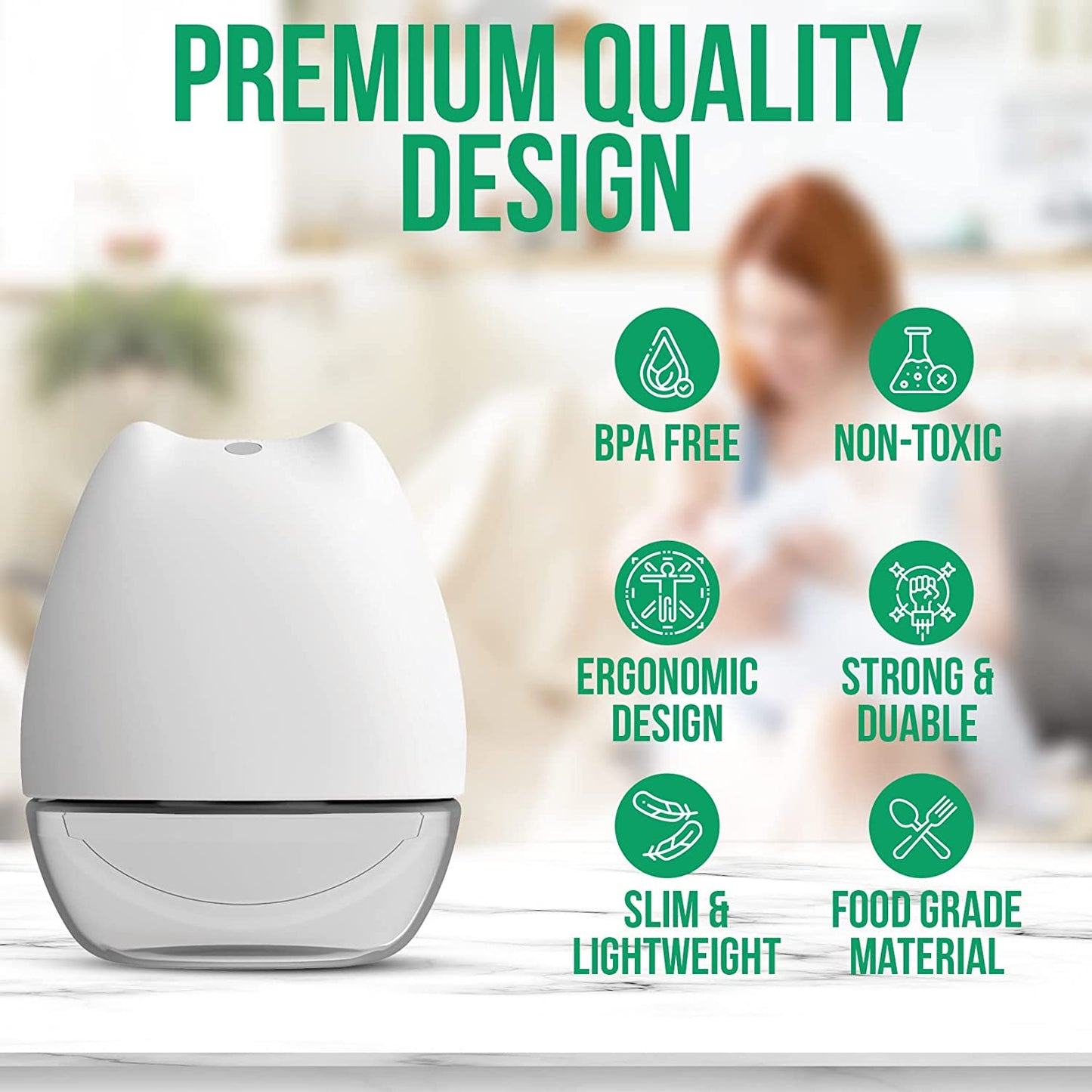 Wearable Breast Pump, Electric Hands Free Portable Breast Pump with 4 Modes, 9 Levels