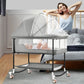Baby Bassinets, Laverner 4 in 1 Baby Bassinet,Portable Infant Bedside Crib for Newborn with Storage Basket and Wheel for Newborns Girl Boy Infant