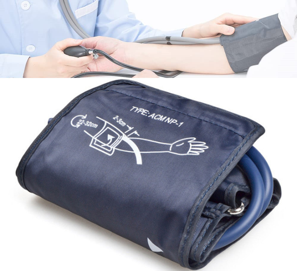 Plus-Sized Bariatric Blood Pressure Cuff, Replacement Extra Large Cuff Compatible with Omron BP for 9"-17" Big Arm