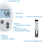 Yadala Home Monitoring kit, Blood Sugar Test Kit Diabetes Blood Glucose Meter Monitor Kit Sugar Machine No Coding with 50 Test Strips