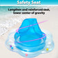 Cshid Inflatable Ride-On Pool Float Baby Swimming Pool Ring for Infant Toddler Kids Summer Inflatable Safety PVC Seat-Green-Blue