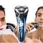 SweetLF Electric Razor for Men, IPX7 Waterproof Wet and Dry Electric Shaver with Pop-up Trimmer, Blue