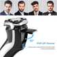 SweetLF Electric Razor for Men, IPX7 Waterproof Wet and Dry Electric Shaver with Pop-up Trimmer, Black