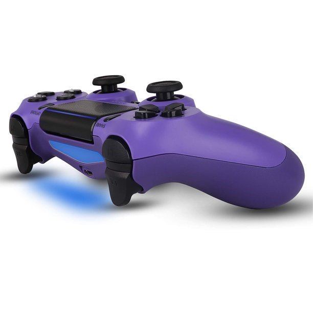 Wireless Game Controller Compatible with PS4,Analog Sticks/6-Axis Motion Sensor With Charging Cable (Purple)