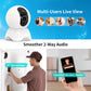 Yadala Security Indoor Camera, Motion Detection for Baby Monitor 1080P Smart Surveillance WiFi Pet Camera for Home Security with Night Vision