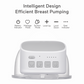 yadala Wearable Breast Pump, Low-Noise and Painless Hands Free Electric Breast Pump with 2 Mode & 9 Levels