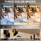 Vanity Mirror with Lights, Hollywood Lighted Makeup Mirror with 15 Dimmable LED Bulbs, 3 Colors Modes