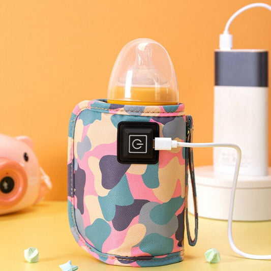 Baby Bottle Warmers Portable Travel USB Insulation Warmer Bag Infant Feeding Milk Bottle Heated Baby Accessories chauffe biberon