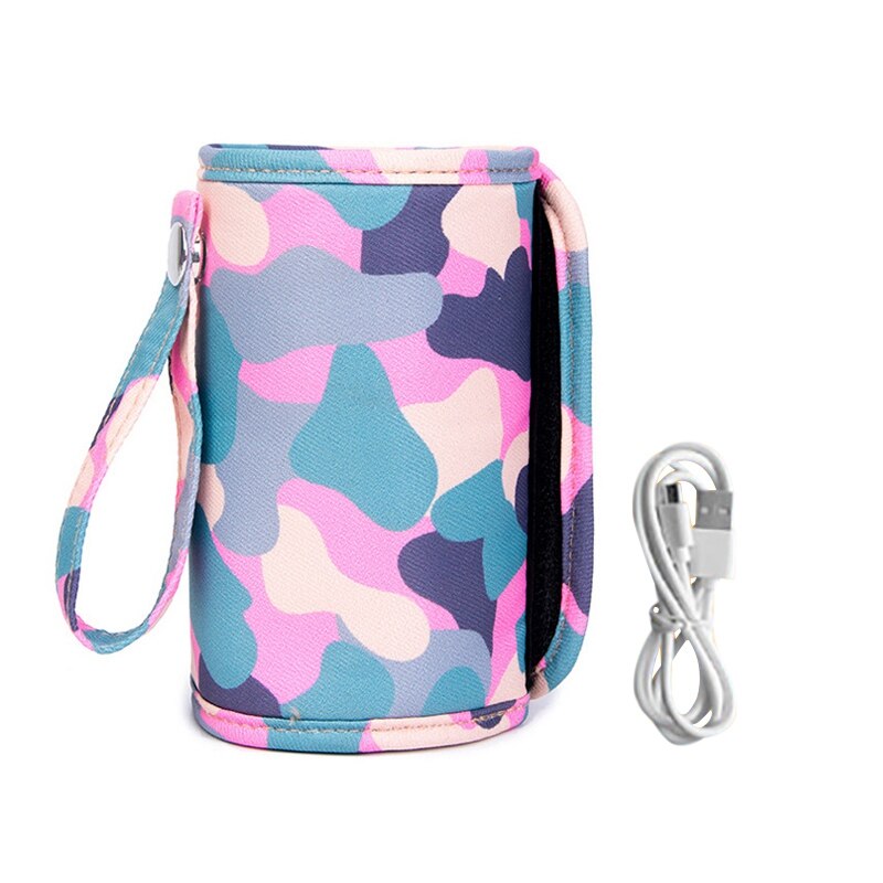 Baby Bottle Warmers Portable Travel USB Insulation Warmer Bag Infant Feeding Milk Bottle Heated Baby Accessories chauffe biberon
