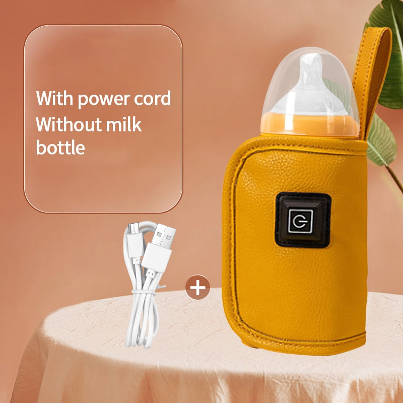 Baby Bottle Warmers Portable Travel USB Insulation Warmer Bag Infant Feeding Milk Bottle Heated Baby Accessories chauffe biberon