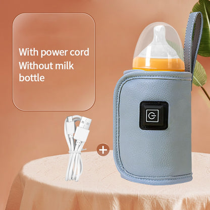 Baby Bottle Warmers Portable Travel USB Insulation Warmer Bag Infant Feeding Milk Bottle Heated Baby Accessories chauffe biberon