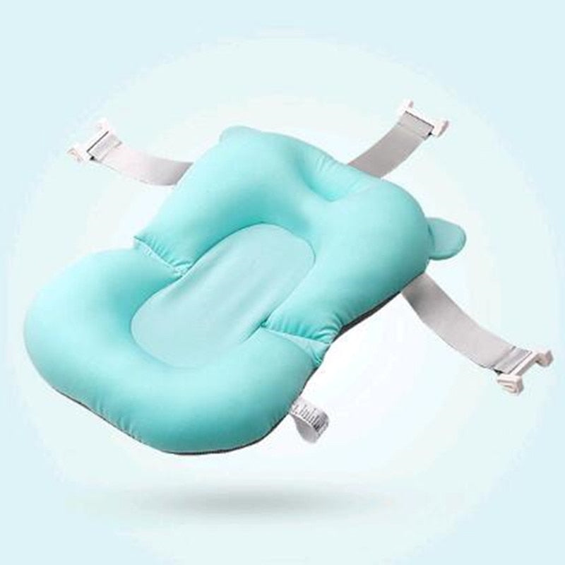 Baby Shower Bath Tub Pad Non-Slip Bathtub Mat Newborn Safety Nursing Security Bath Support Soft Comfort Body Cushion Mat Pillow