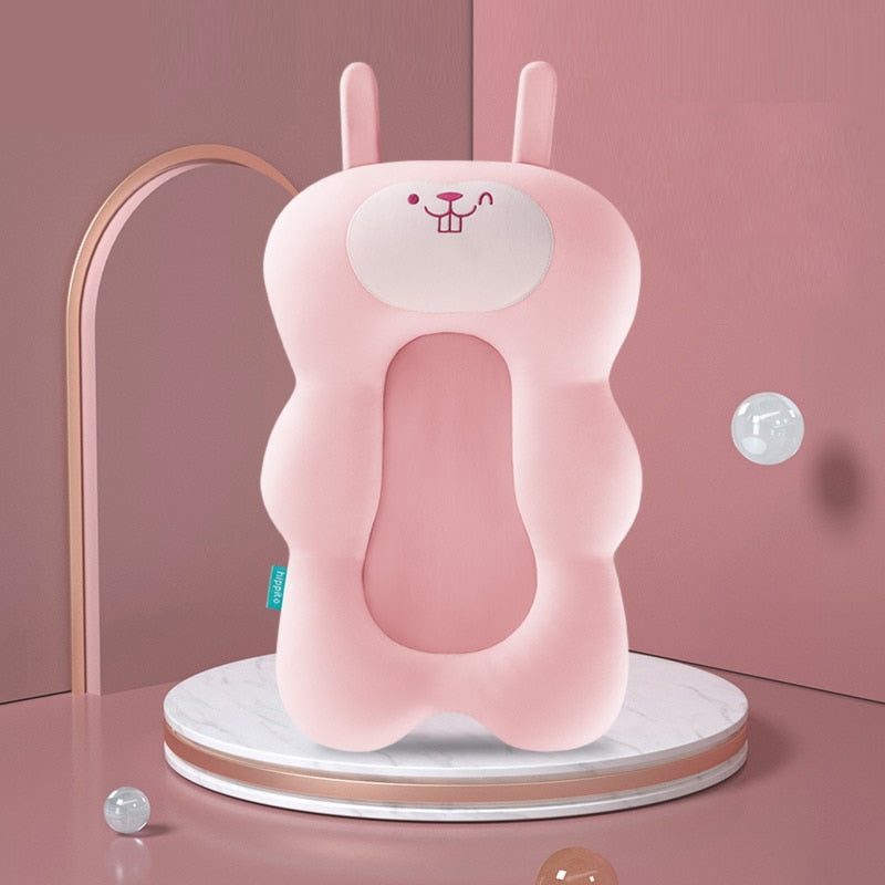 Baby Shower Bath Tub Pad Non-Slip Bathtub Mat Newborn Safety Nursing Security Bath Support Soft Comfort Body Cushion Mat Pillow