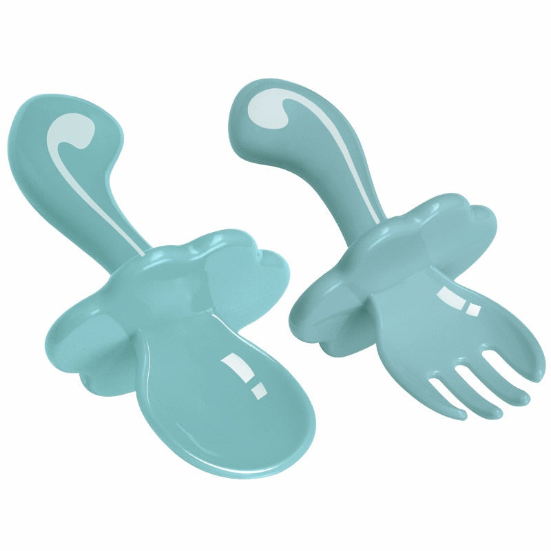 Baby Tableware Box Portable Flip Cover Type Cutlery Case Kitchen Children Utensils Dinnerware Bag Dinner Set Dropshipping