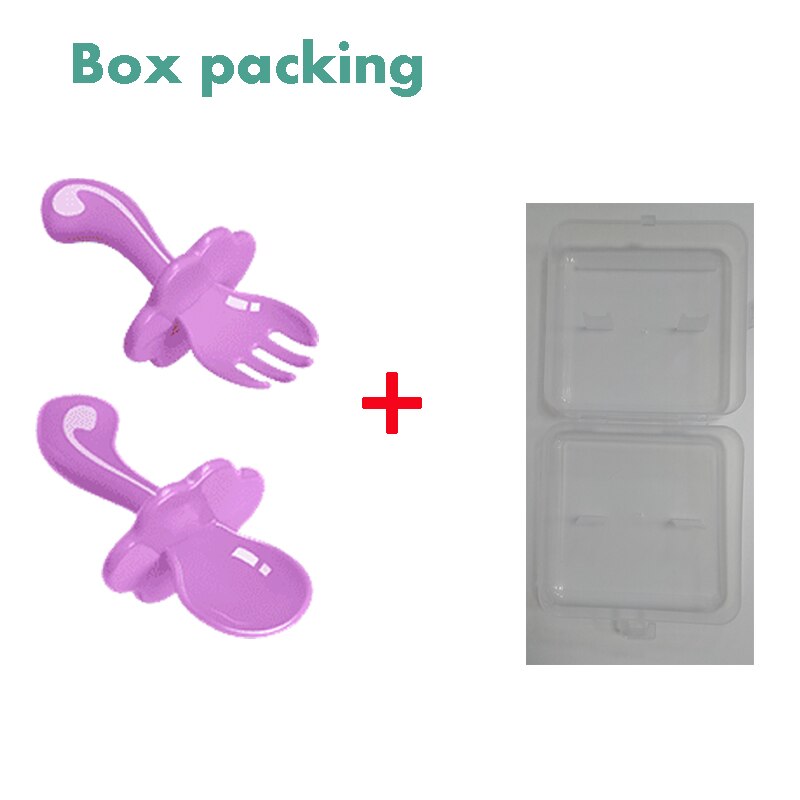 Baby Tableware Box Portable Flip Cover Type Cutlery Case Kitchen Children Utensils Dinnerware Bag Dinner Set Dropshipping