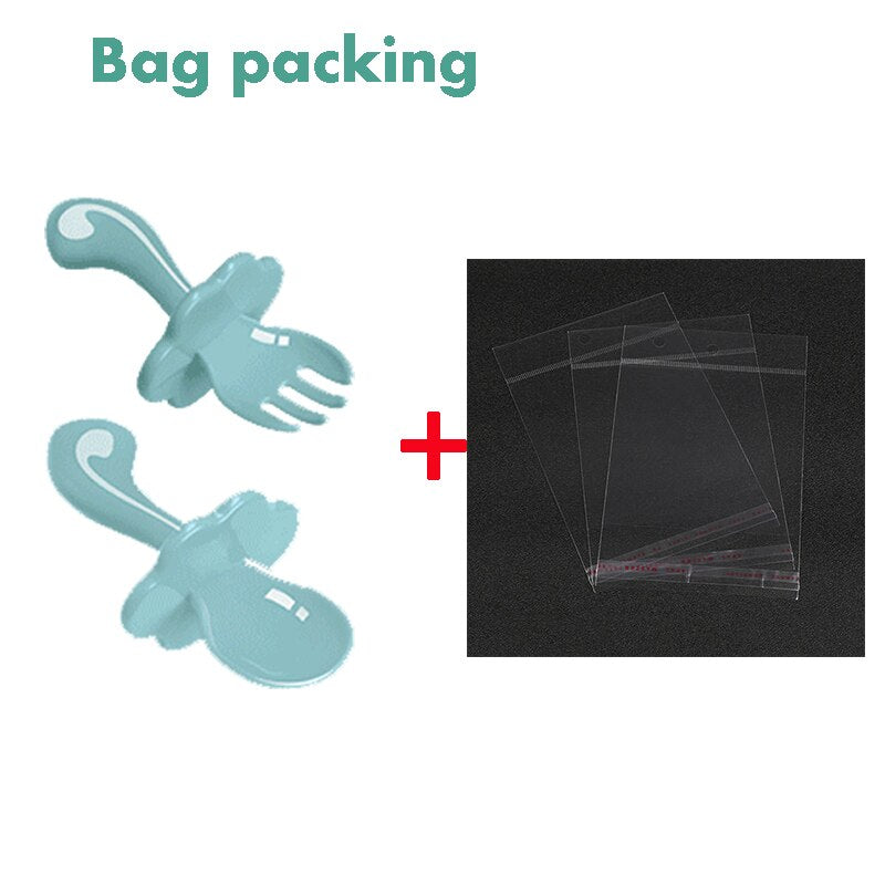 Baby Tableware Box Portable Flip Cover Type Cutlery Case Kitchen Children Utensils Dinnerware Bag Dinner Set Dropshipping
