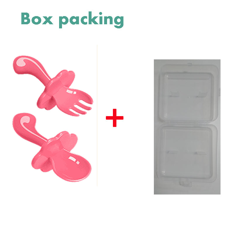 Baby Tableware Box Portable Flip Cover Type Cutlery Case Kitchen Children Utensils Dinnerware Bag Dinner Set Dropshipping