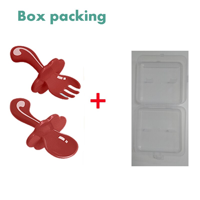 Baby Tableware Box Portable Flip Cover Type Cutlery Case Kitchen Children Utensils Dinnerware Bag Dinner Set Dropshipping