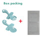Baby Tableware Box Portable Flip Cover Type Cutlery Case Kitchen Children Utensils Dinnerware Bag Dinner Set Dropshipping