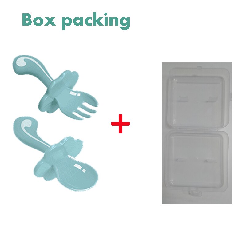 Baby Tableware Box Portable Flip Cover Type Cutlery Case Kitchen Children Utensils Dinnerware Bag Dinner Set Dropshipping