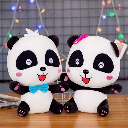 BabyBus Panda Plush Baby Bus Toys Kiki Miu Miu Panda Plushie Cartoon Animal Stuffed Dolls Toy Children Girls Birthday Gift