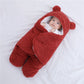 Cute Newborn Baby Boys Girls Blankets Plush Swaddle Wrap Ultra-Soft Fluffy Fleece Sleeping Bag Cotton Soft Bedding Baby Stuff