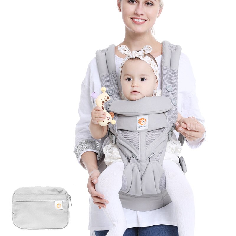 Egobaby Ergonomic Baby Carrier Infant Kid Sling Back Front Facing Kangaroo Wrap for Travel 0-36 Months