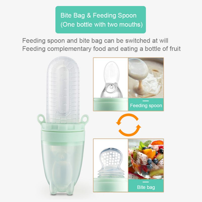Newborn Fresh Food Nibbler Feeder Baby Boy Girl Pacifier Soother Safety Nipple Mesh Bag Spoon Chew Fruits Chupeta Soother