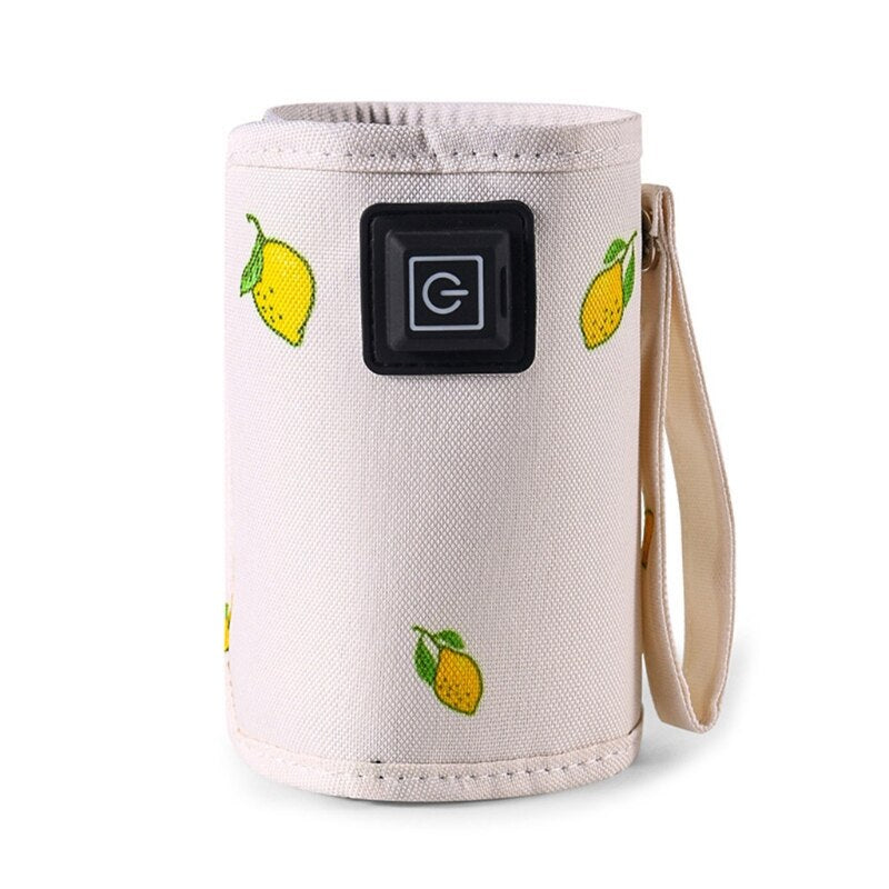 Portable USB Baby Bottle Warmer Bag Travel Milk Warmer Infant Feeding Bottle Thermostat Food Warm Cover