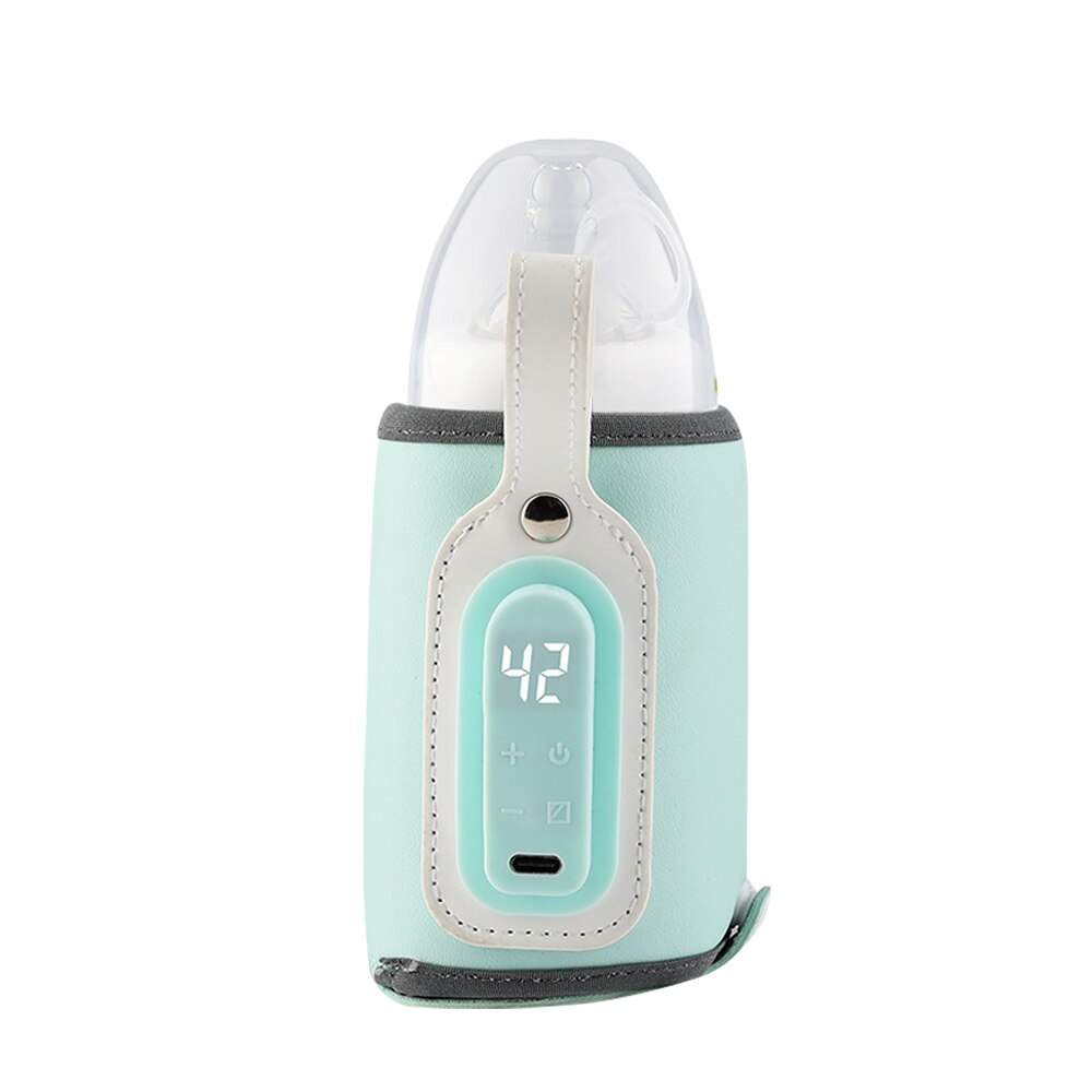 Portable USB Milk Water Warmer Travel Stroller Insulated Bag Baby Nursing Bottle Heater Low Current Heating Heating Safety