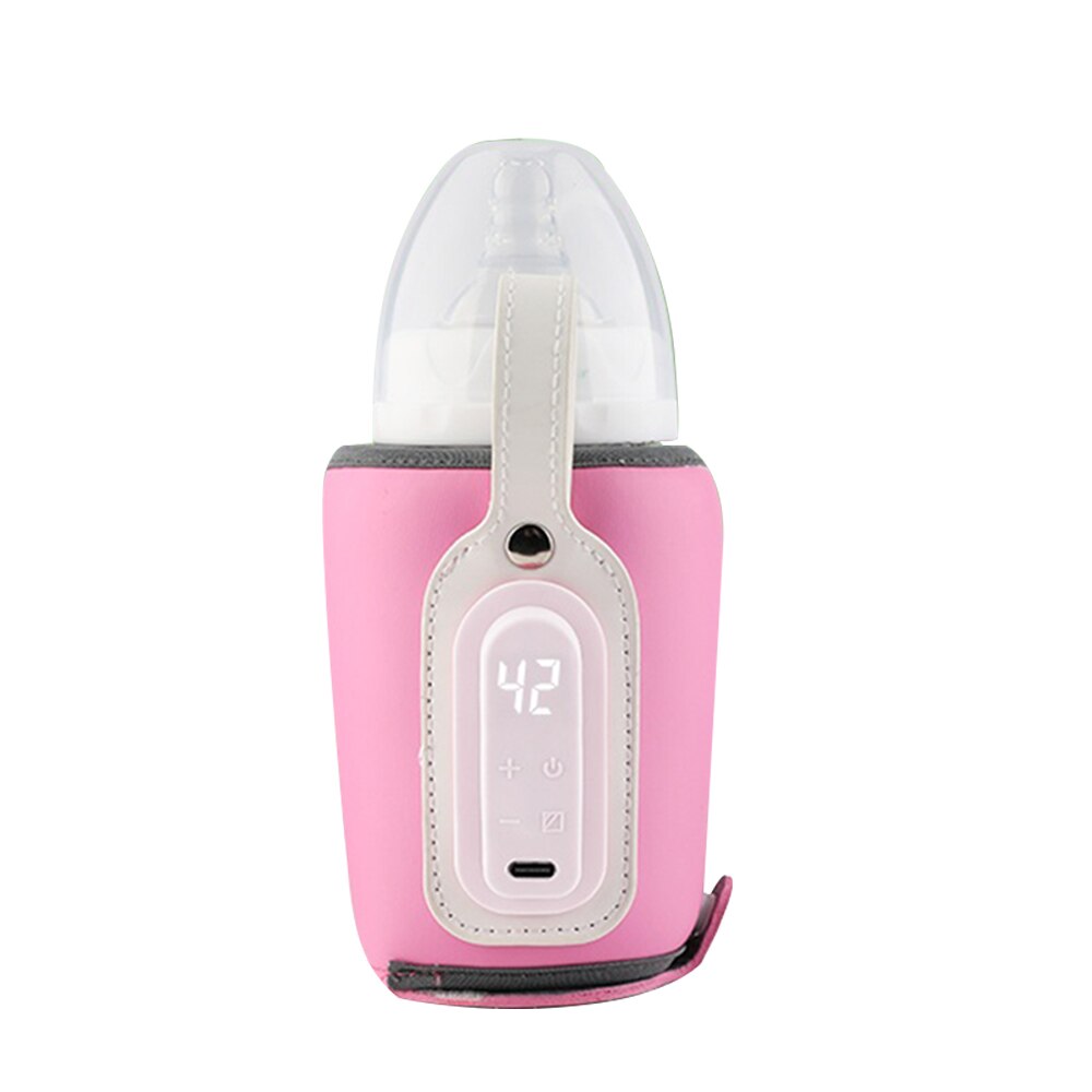 Portable USB Milk Water Warmer Travel Stroller Insulated Bag Baby Nursing Bottle Heater Low Current Heating Heating Safety