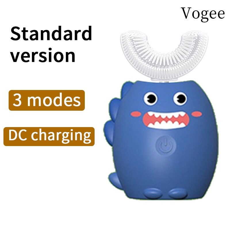 Smart Children Electric Toothbrush Ultrasonic Teeth Toothbrush Cartoon Pattern Kids Soft Silicone Xaomi U 360 Degree Brush Gift