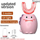 Smart Children Electric Toothbrush Ultrasonic Teeth Toothbrush Cartoon Pattern Kids Soft Silicone Xaomi U 360 Degree Brush Gift