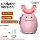 Smart Children Electric Toothbrush Ultrasonic Teeth Toothbrush Cartoon Pattern Kids Soft Silicone Xaomi U 360 Degree Brush Gift