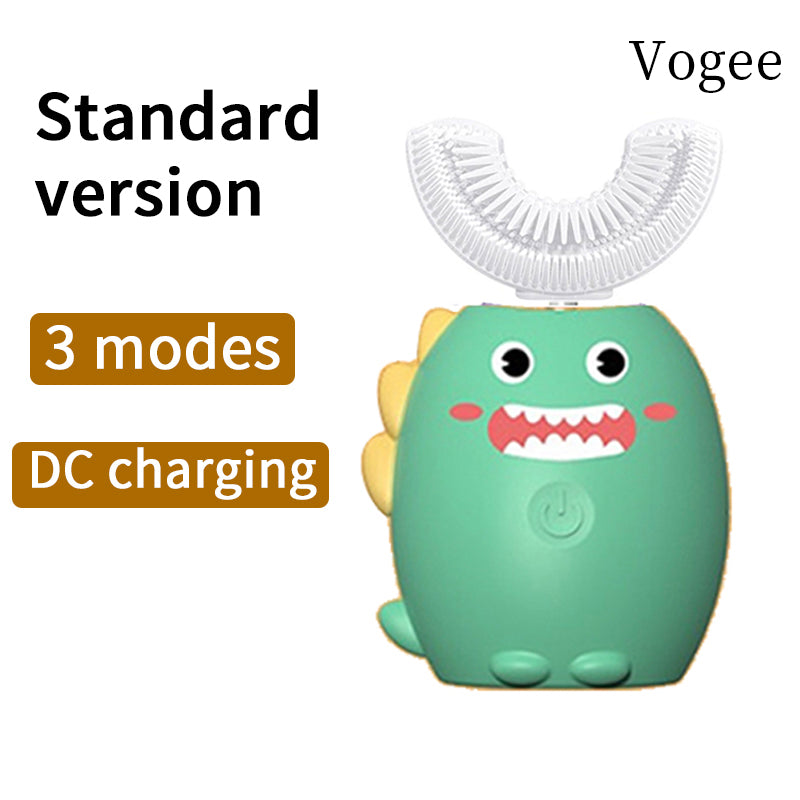 Smart Children Electric Toothbrush Ultrasonic Teeth Toothbrush Cartoon Pattern Kids Soft Silicone Xaomi U 360 Degree Brush Gift