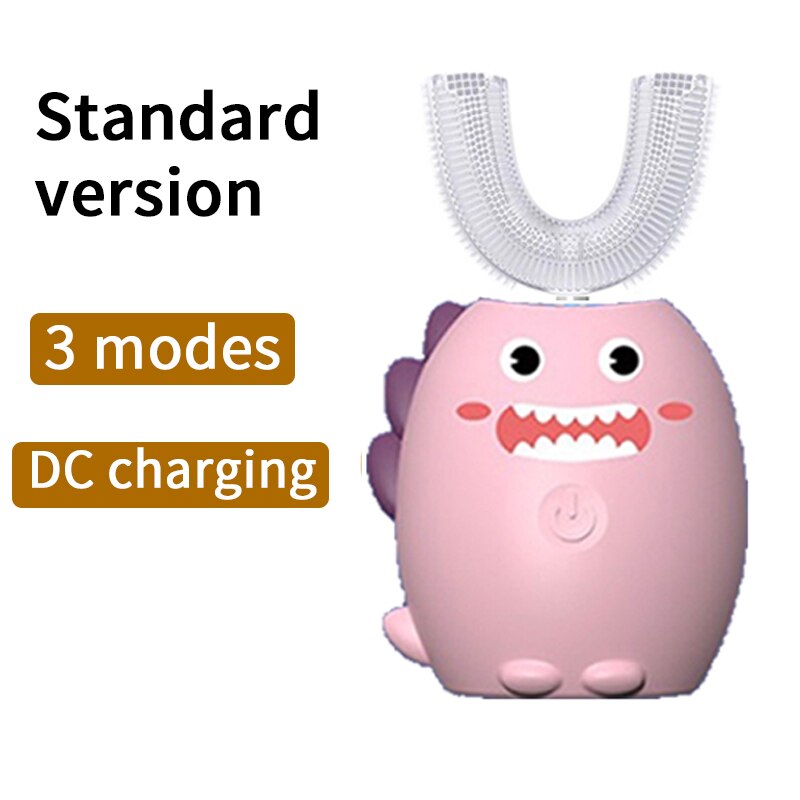 Smart Children Electric Toothbrush Ultrasonic Teeth Toothbrush Cartoon Pattern Kids Soft Silicone Xaomi U 360 Degree Brush Gift