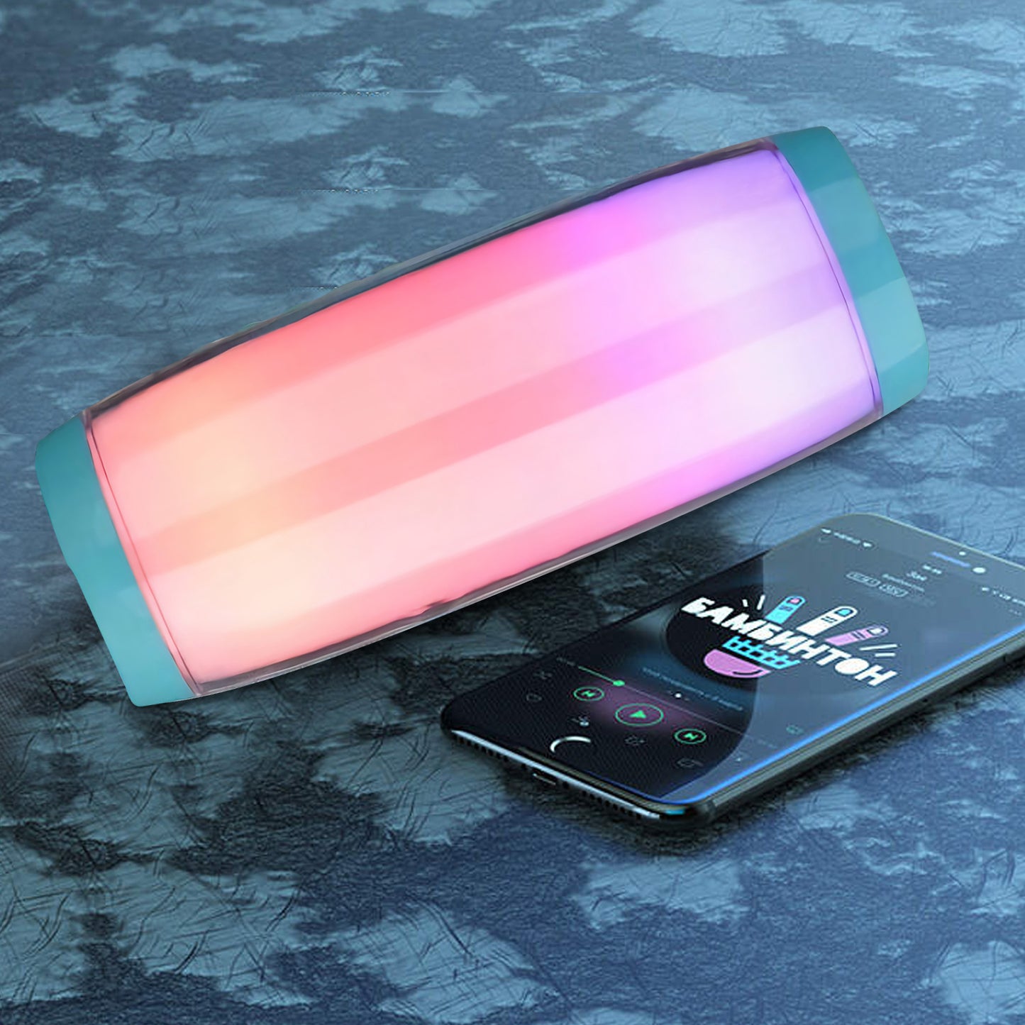 Waterproof Bluetooth Speaker, Portable Wireless Party Speaker With 360 Rich Dynamic Sound