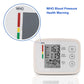 Blood Pressure Cuff, Rechargable Upper Arm Blood Pressure Monitor BP Machine, Accurate Blood Pressure Machine Kit, Pulse Rate Monitor for Home Use
