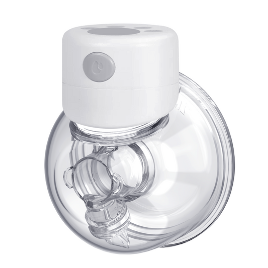 Yadala - Wearable Breast Pump, Portable Hands-Free Electric Breastfeeding Pump 24mm White
