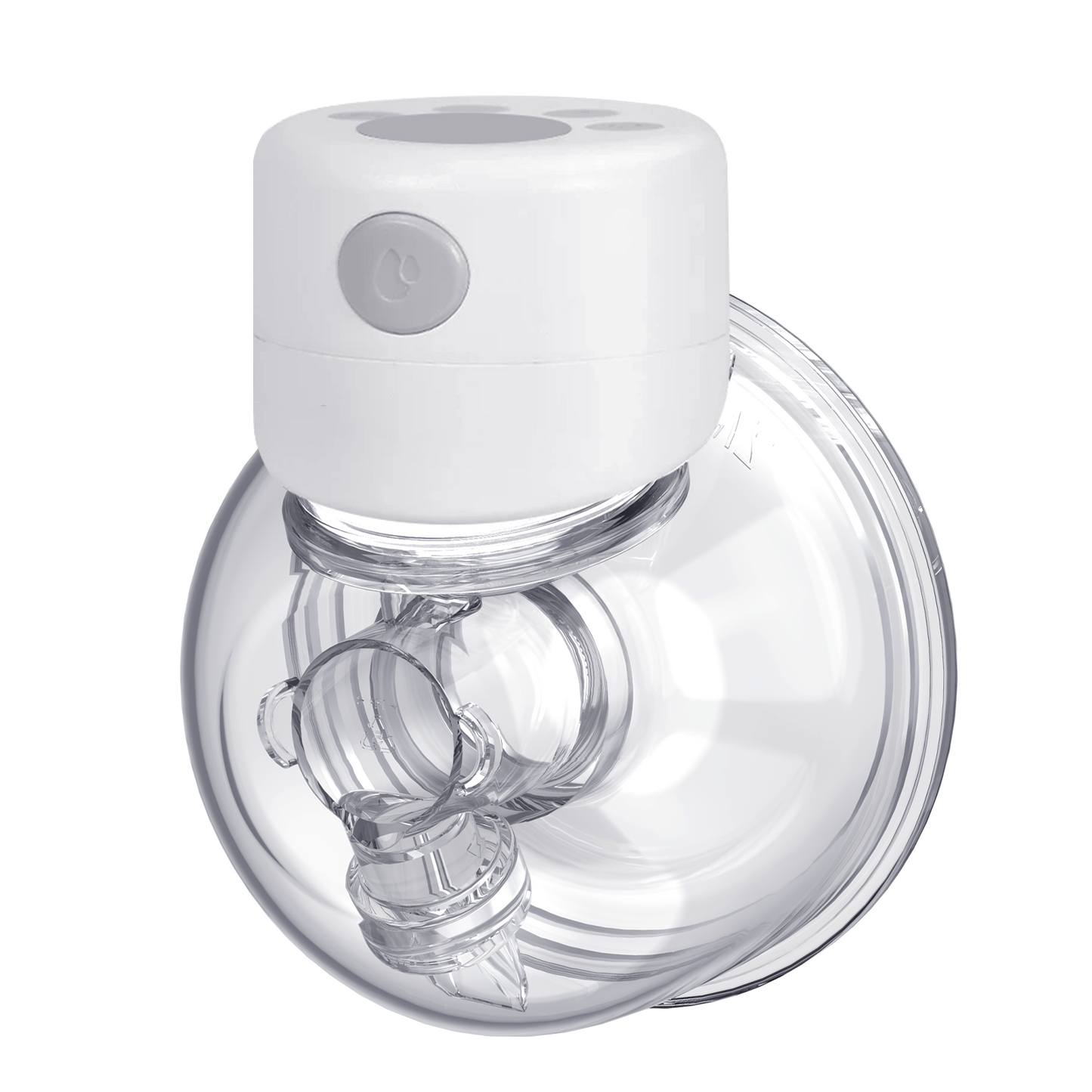 Yadala  2PC Wearable Breast Pump, Portable Hands-Free Electric Breastfeeding Pump 24mm White
